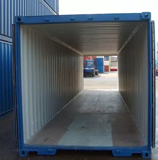Conteneur 40 pieds en 1er voyage - double porte