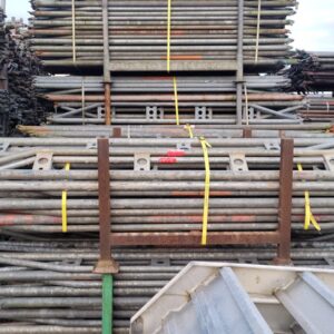 Lot complet de 280 m² d’échafaudage façade Altrad – occasion proche du neuf.