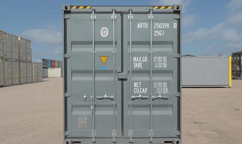 Container 20 pieds gris (1er voyage)