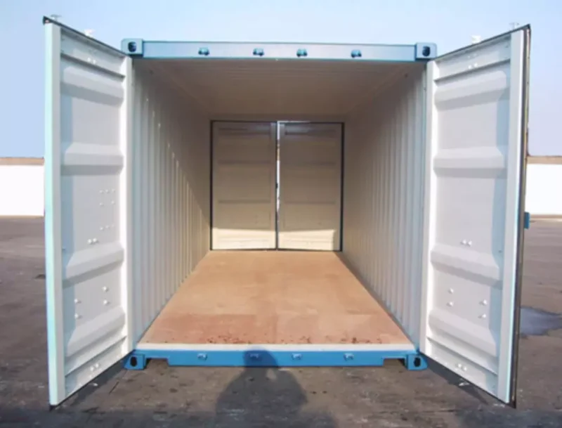 Conteneur 20 pieds en 1er voyage - double porte