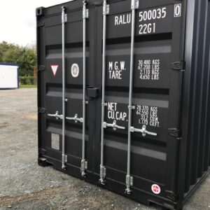 Container 20 pieds 1er voyage noir