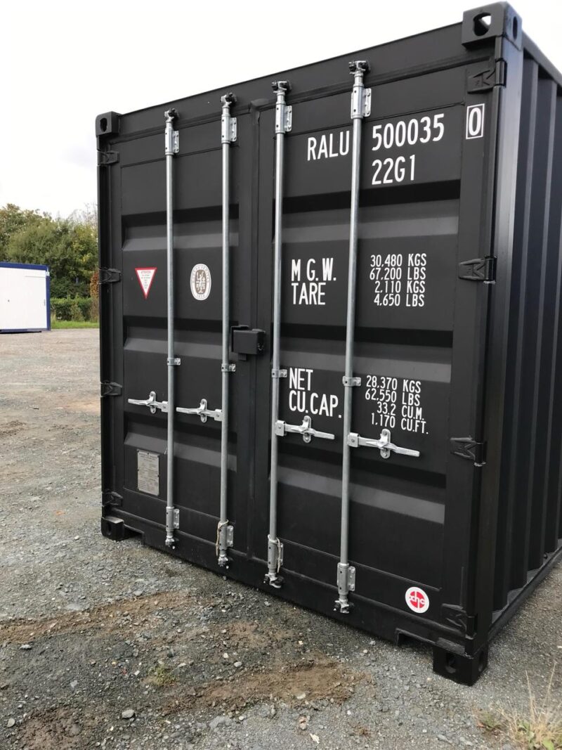 Container 20 pieds 1er voyage noir