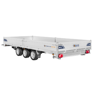 Plateau multi SARIS HEAVY DUTY – PTAC 3500 kg – Rampes + Treuil inclus