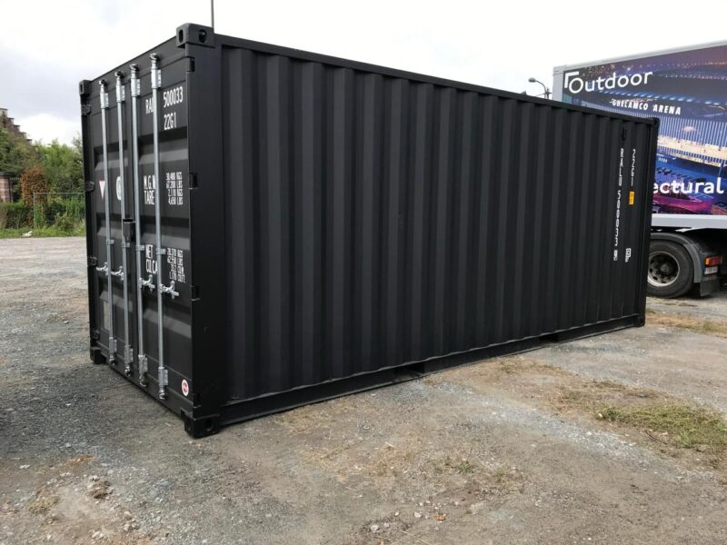 Container 20 pieds 1er voyage noir