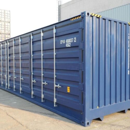 e7ffa93e-426a-47df-a132-8c10ee0e2cf5 Container 40 pieds High Cube – Open-Side 1er Voyage